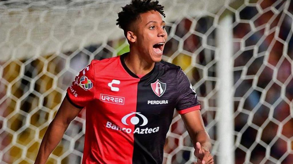 Ozziel Herrera, delantero de los Rojinegros del Atlas