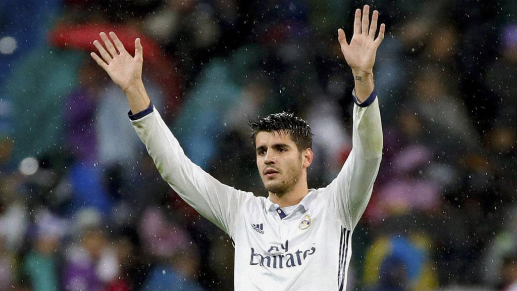 Morata comenzó su carrera como jugador del Real Madrid