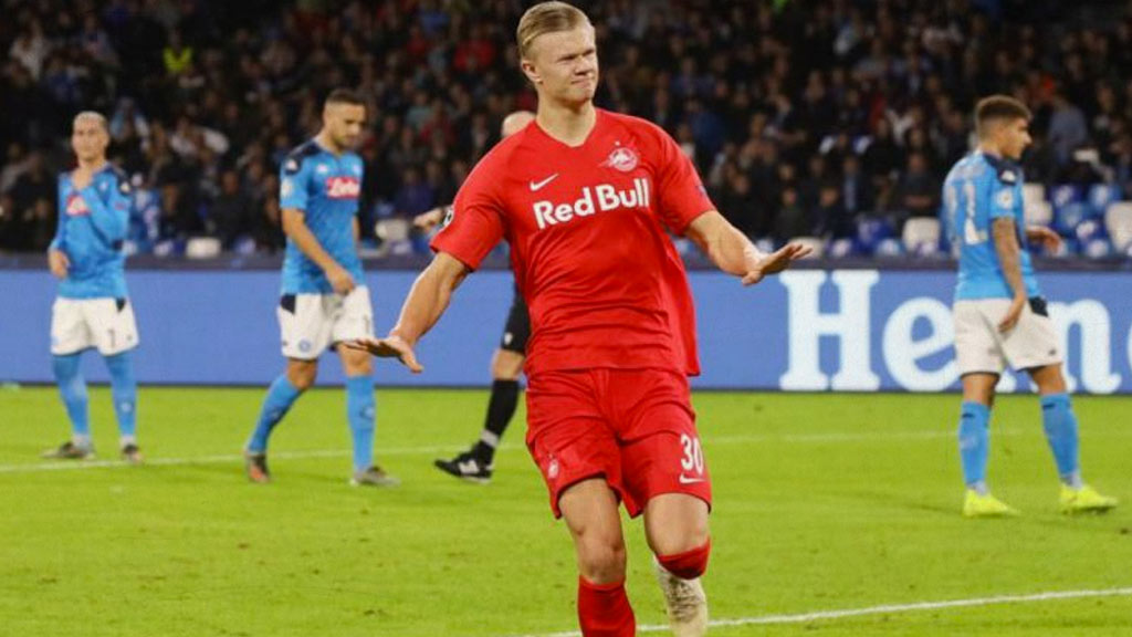 Erling Haaland una de las estrellas más reconocibles que dio el RB Salzburg