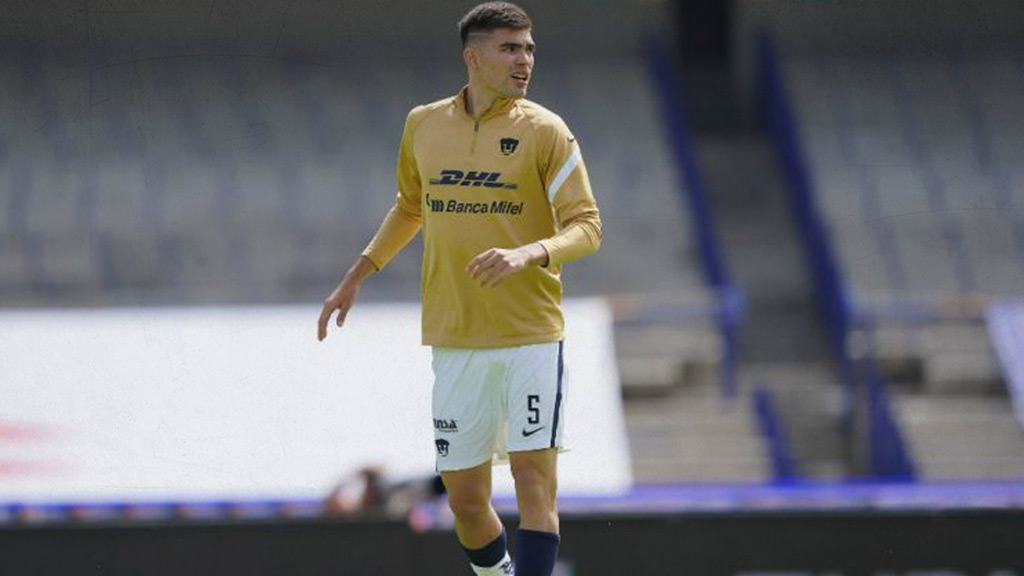 Johan Vásquez, defensa de Pumas de la UNAM