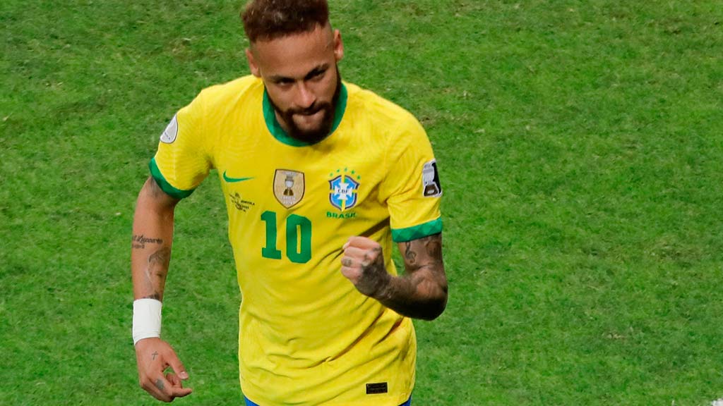 Neymar a diez goles de Pelé; sus números en la Selección de Brasil