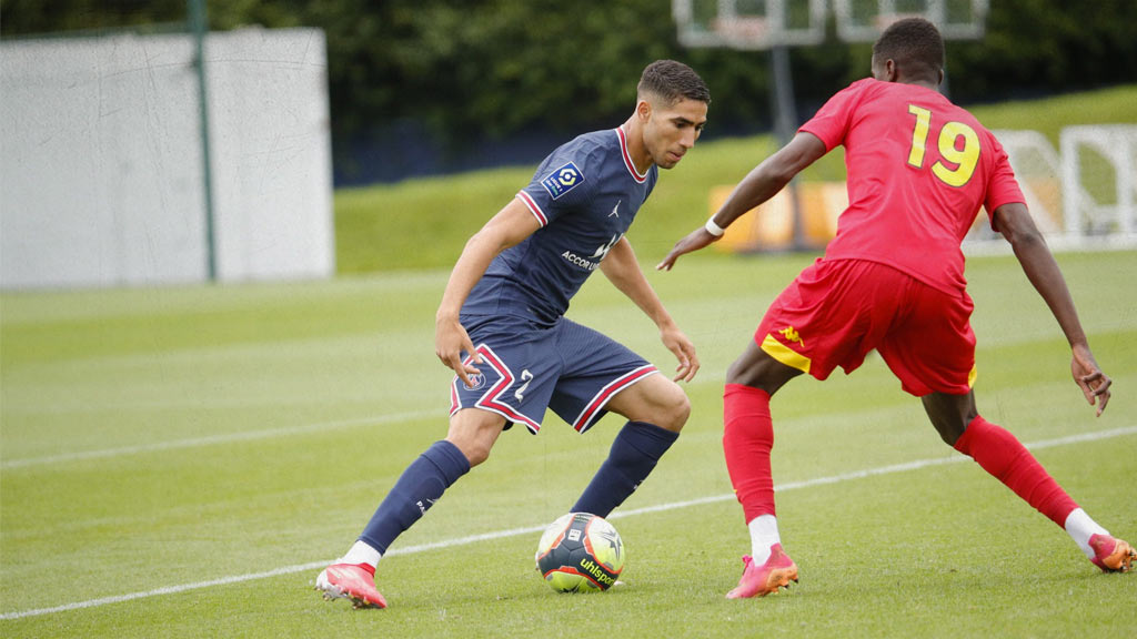 Achraf Hakimi, una de las flamantes contrataciones del PSG