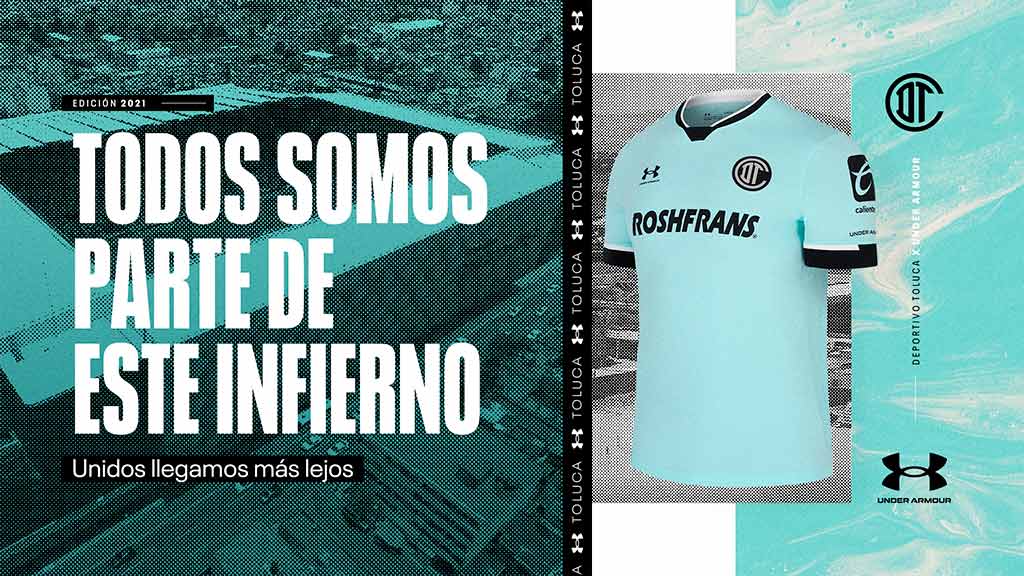 Toluca: Under Armour y los Diablos presentan Kit inspirado en la inclusión