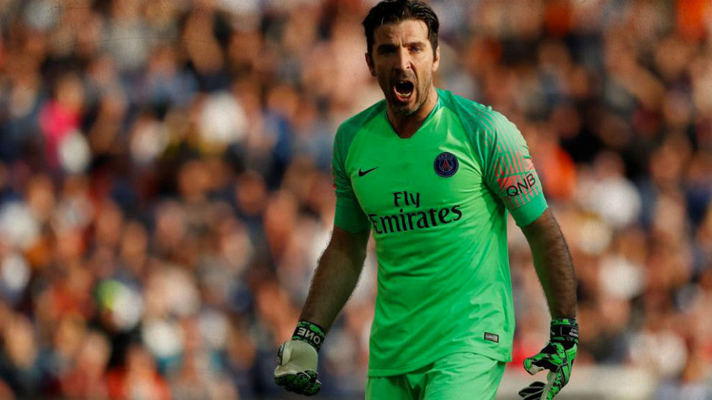 Buffon, el legendario portero italiano del PSG