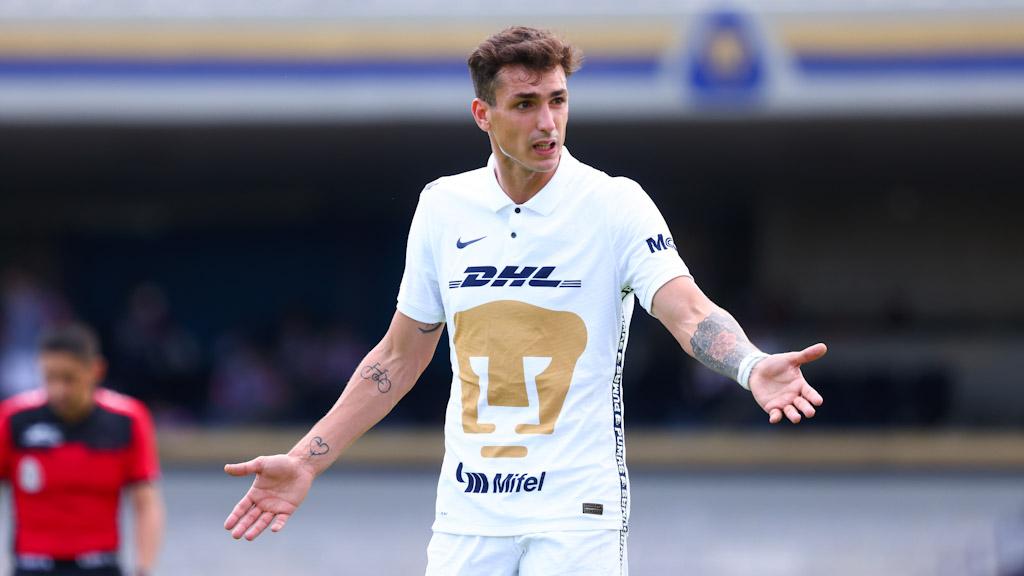 Juan Ignacio Dinenno, de goleador promesa a delantero en sequía con Pumas