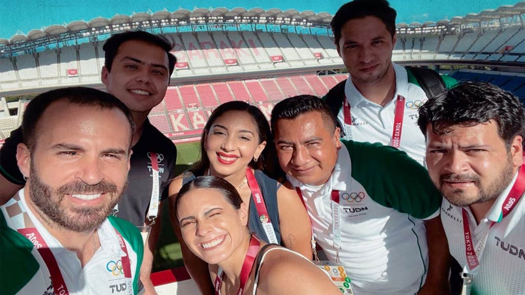 El equipo de TUDN que fue parte de la cobertura en Juegos Olímpicos de Tokio 2020