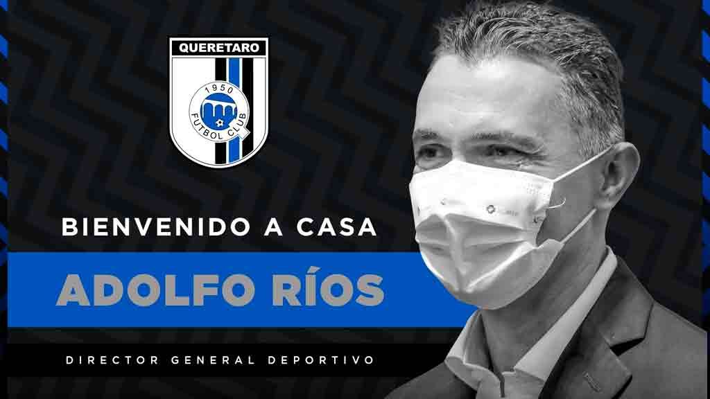 Adolfo Ríos regresa a Gallos Blancos, así le fue en su anterior gestión