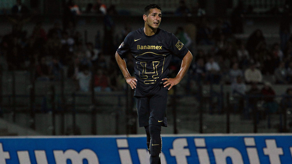 Ismael Sosa en su paso por Pumas de la UNAM