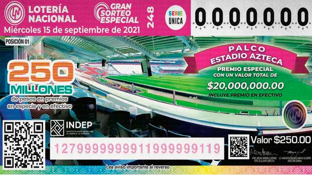 Luis Antonio Beltrán compró su boleto para ganar el palco del Estadio Azteca