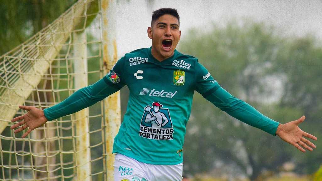 Armando León, elemento del Club León que está destacando con goles