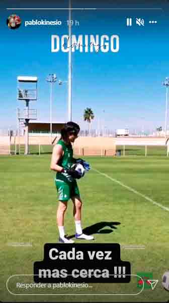 Carlos Acevedo Entrenamiento