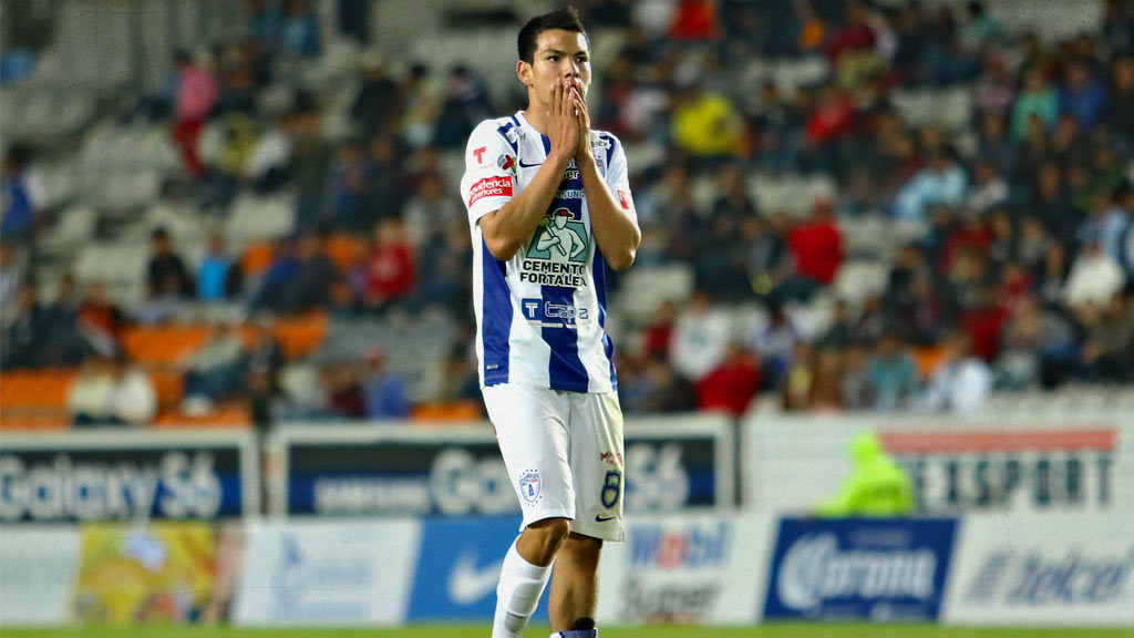 Chucky Lozano durante su etapa con los Tuzos de Pachuca