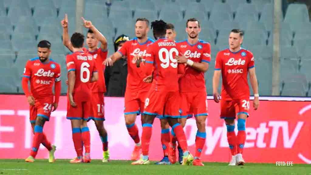 Gol Lozano Napoli Fiorentina