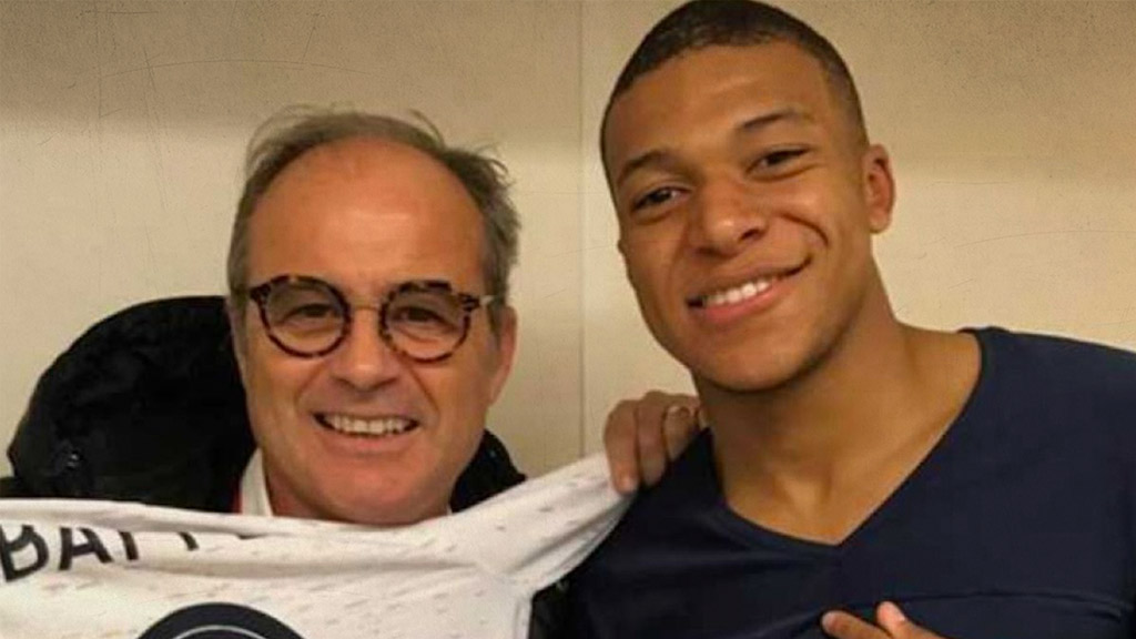 Luis Campos, el famoso director deportivo junto a Kylian Mbappé