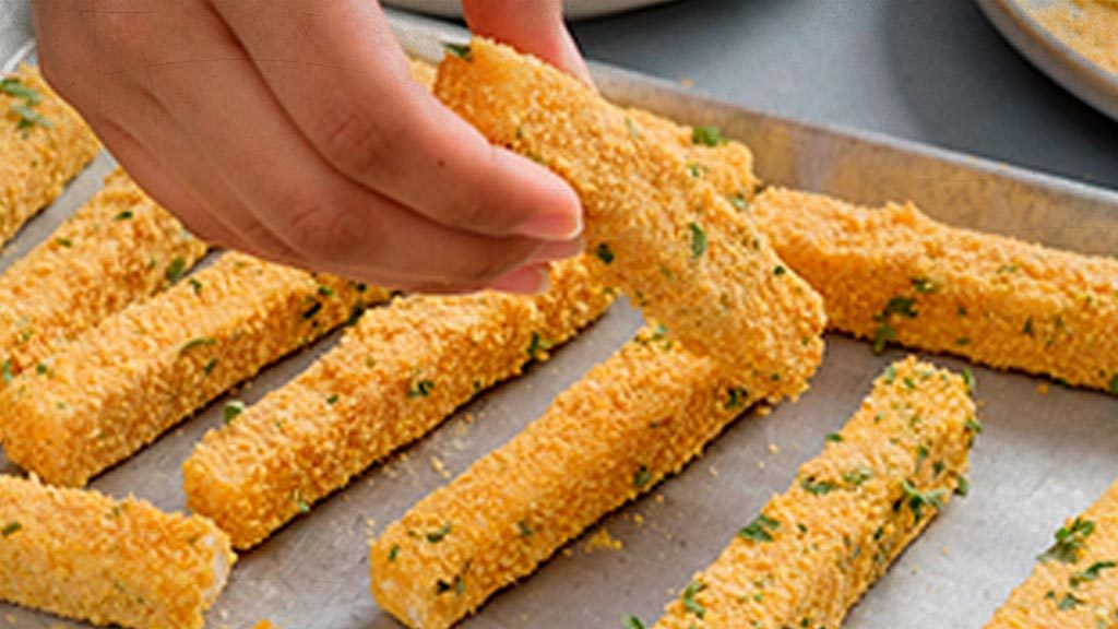 Receta y preparación de dedos de queso manchego empanizados