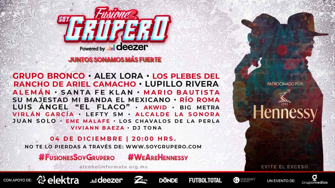 CARTEL DEL CONCIERTO FUSIONEZ SOY GRUPERO