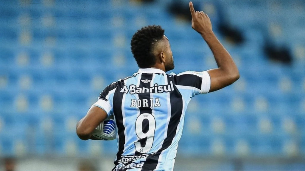 Miguel Borja, una de las figuras que han descendido con Gremio 