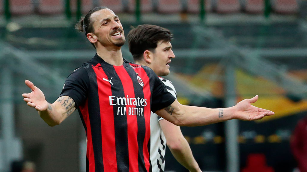 Zlatan Ibrahimovic, actual delantero del AC Milan