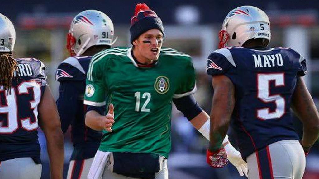 El día que Tom Brady se 'puso' la camiseta de Selección Mexicana