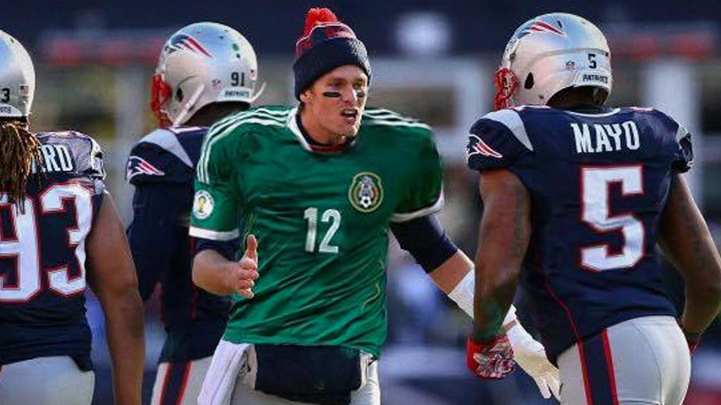 El día que Tom Brady se ‘puso’ la camiseta de Selección Mexicana