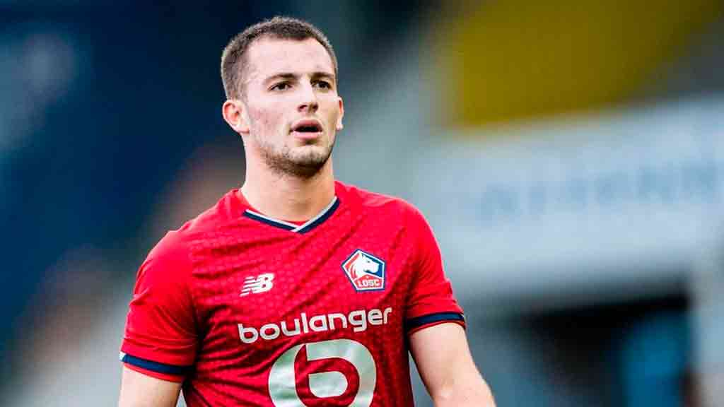 Eugenio Pizzuto volvió a los entrenamientos con el Lille