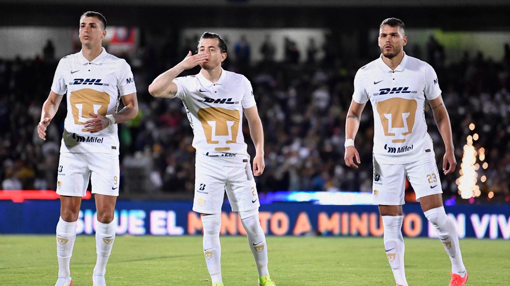 Juan Dinenno, Alan Mozo y Nico Freire, tres futbolistas fundamentales en Pumas