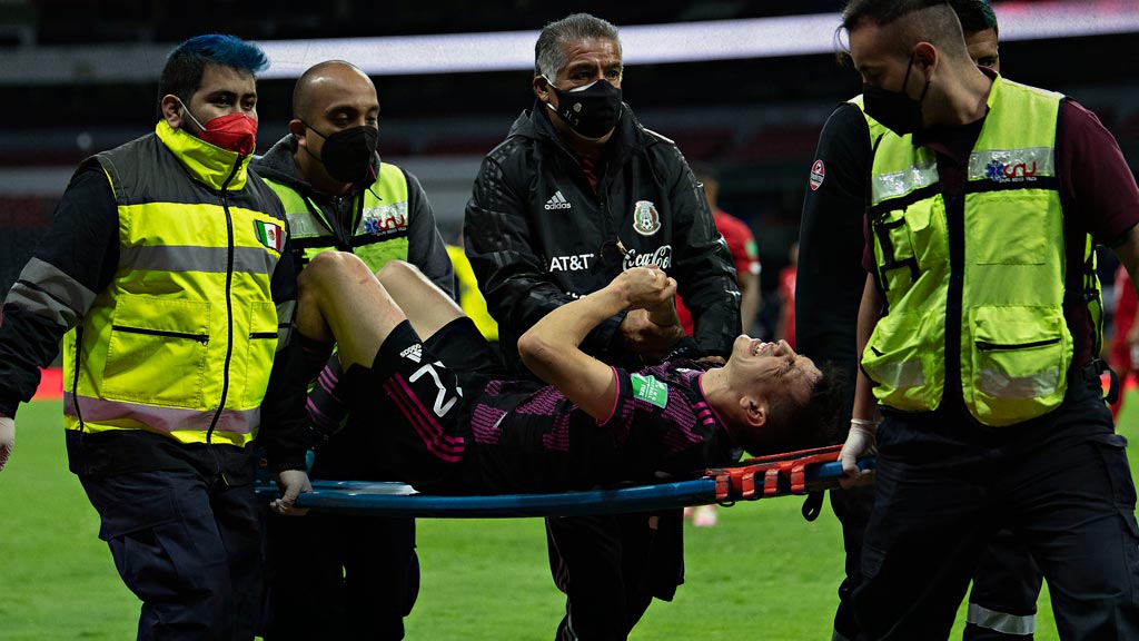 Chucky Lozano sufrió una nueva lesión con Selección Mexicana