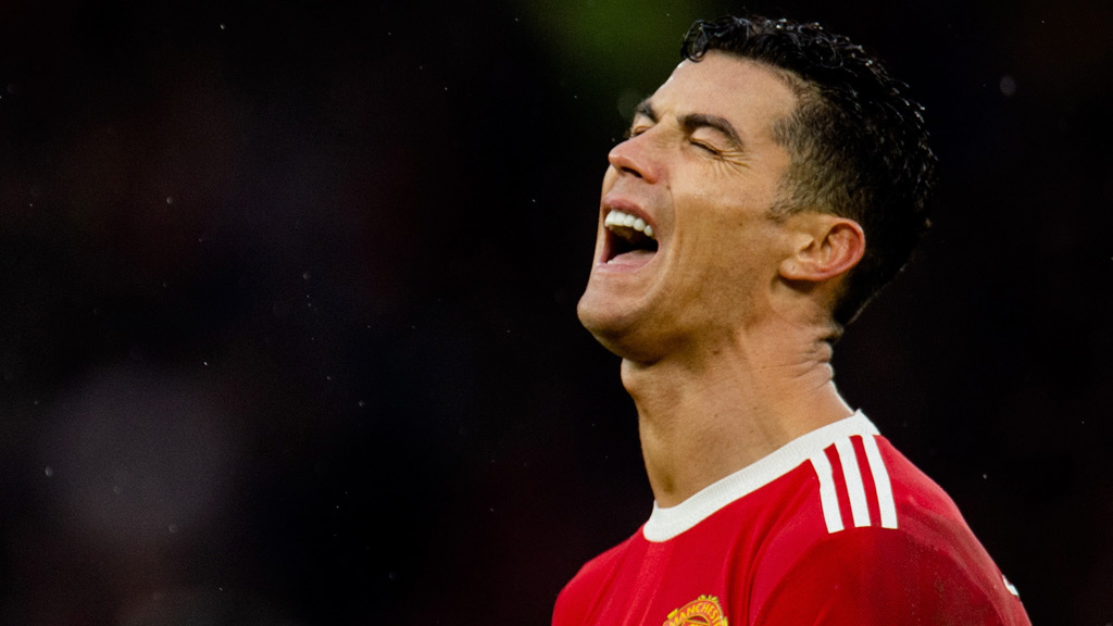 A Cristiano Ronaldo le está pesando el tema físico en la Premier League