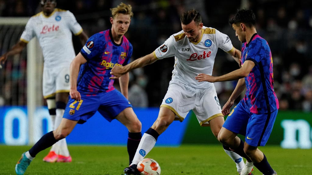 Napoli recibirá al FC Barcelona para cerrar la llave de Europa League
