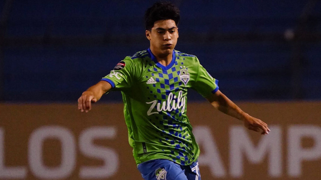 Obed Vargas, mexicano de Seattle Sounders que ya debutó en Concachampions