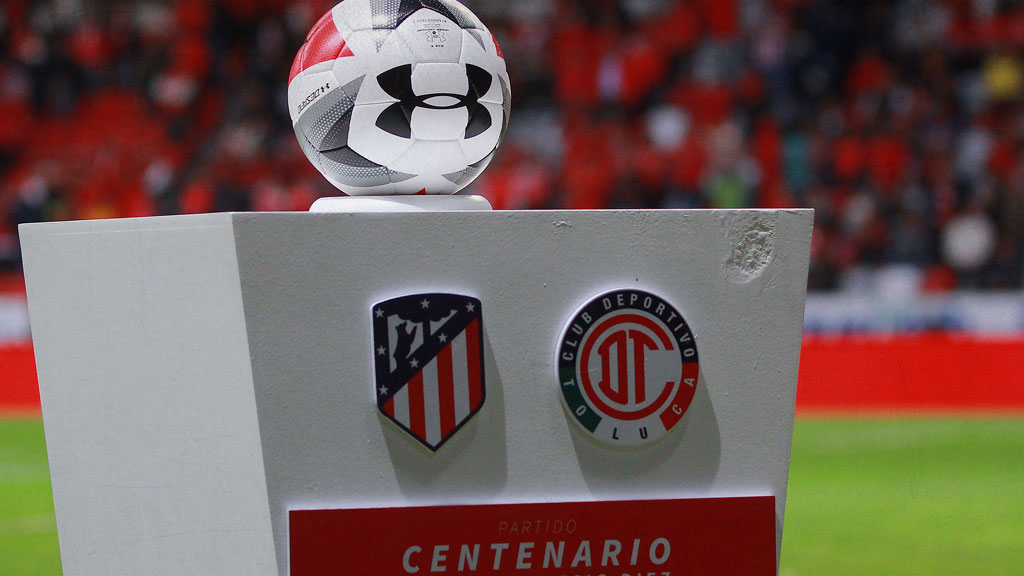 Para su Centenario, Toluca tuvo un partido ante el Atlético de Madrid