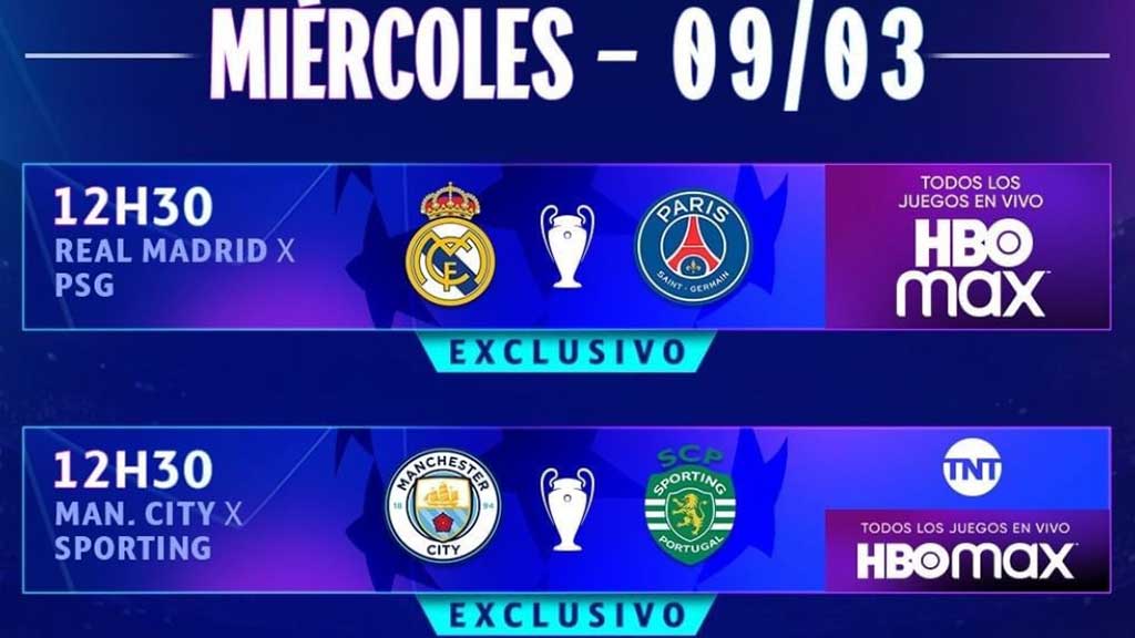 Champions League: Partidos mañana miércoles de marzo de 2022; horarios y canales de transmisión, octavos de vuelta 2021-22 | Futbol Total