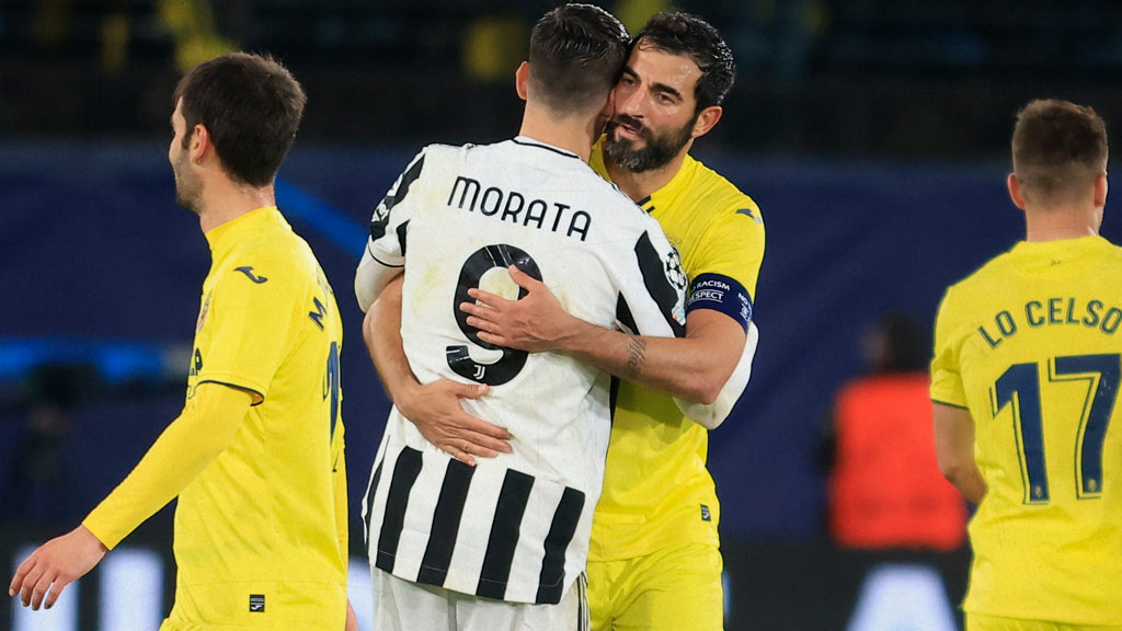 Juventus vs Villarreal se enfrentan en los Octavos de Final vuelta de la UEFA Champions League 2021-2022