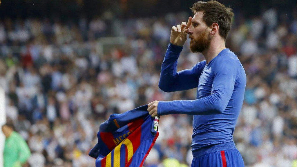 Lionel Messi y el Santiago Bernabéu tienen historia
