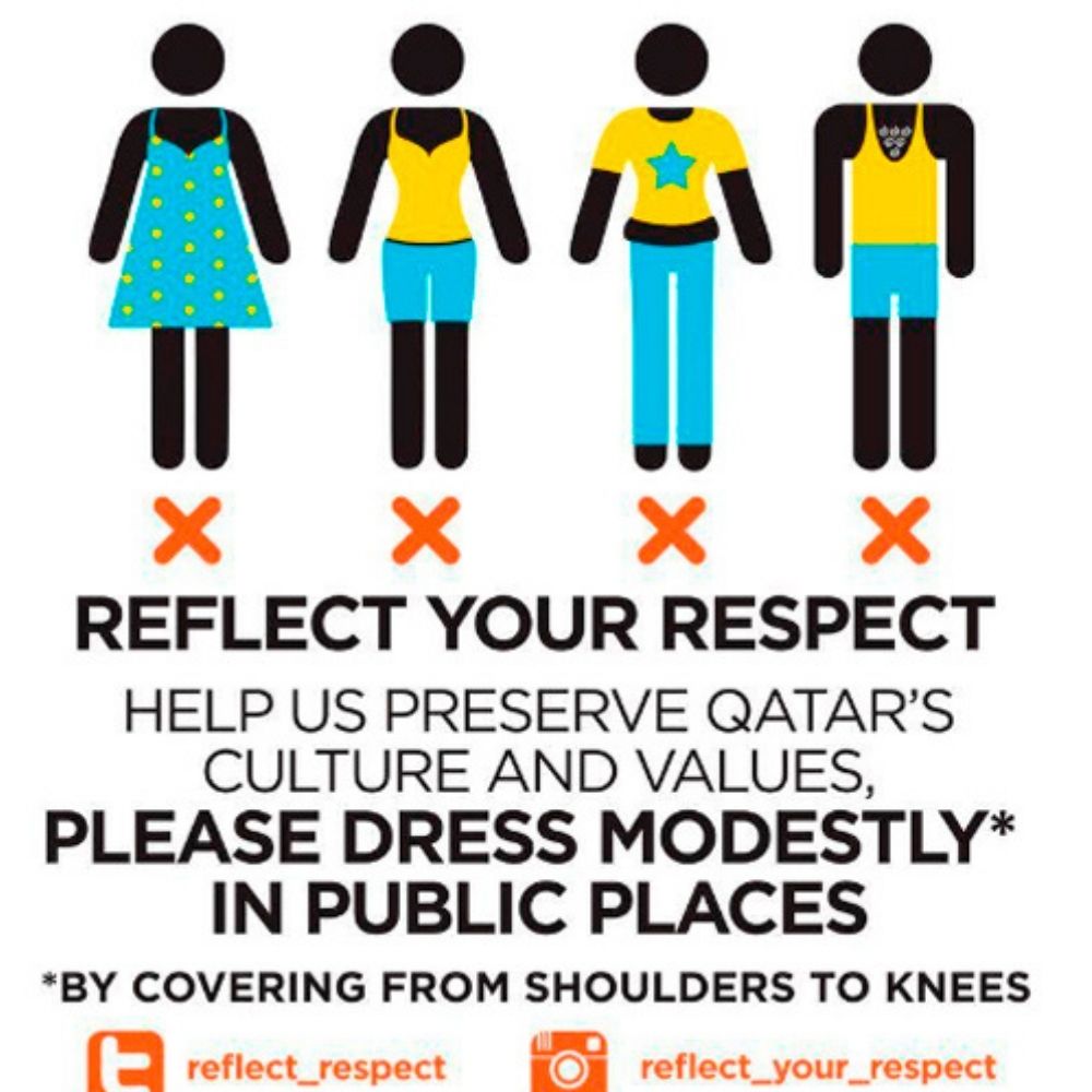 10 reglas de vestimenta de Qatar para triunfar en el Mundial