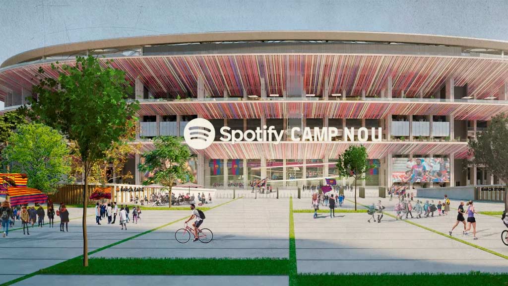 Barcelona tendrá el cambio de nombre en su estadio luego de sumar a Spotify