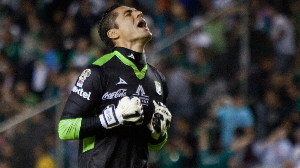 Christian Martínez en su etapa como portero del Club León