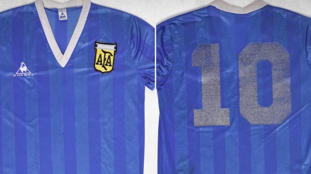 Diego Maradona: Subastan jersey de Argentina que uso vs Inglaterra en Mundial 1986