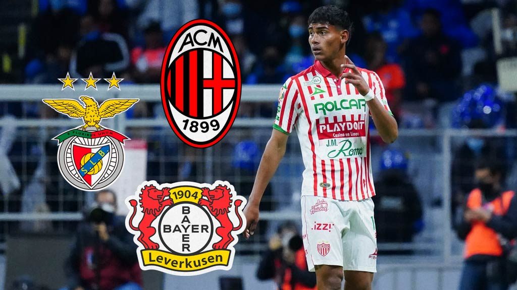 Jesús Alcantar de Necaxa; Benfica, AC Milan y Bayer Leverkusen lo buscan