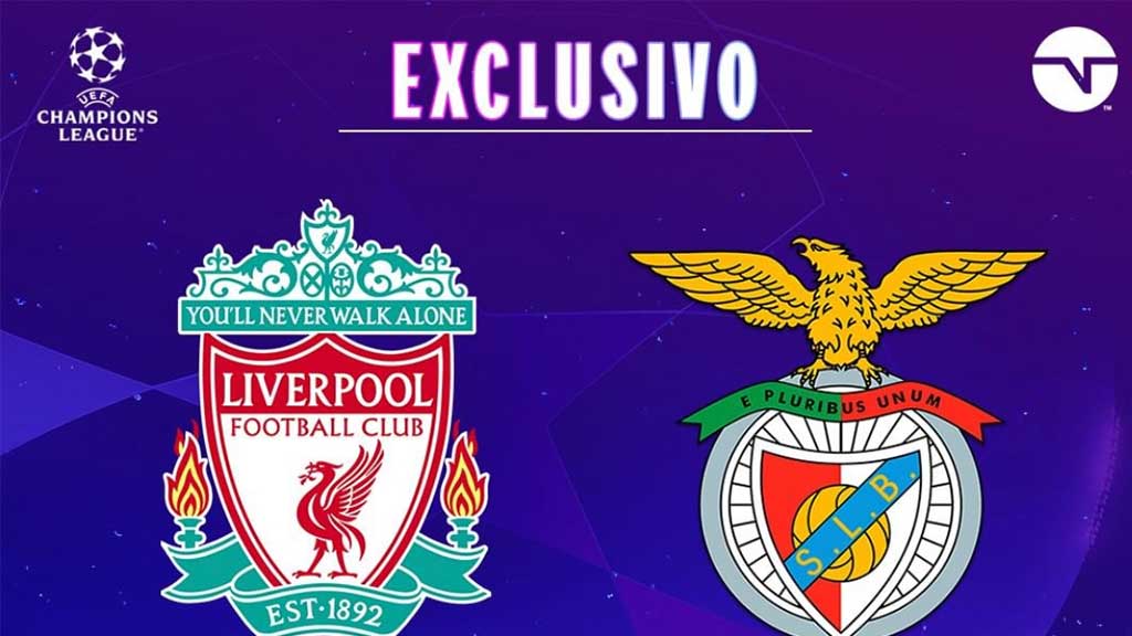 ¿Dónde transmiten Liverpool vs Benfica