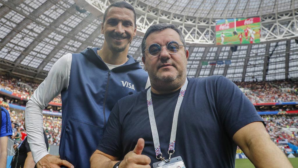 Mino Raiola y Zlatan Ibrahimovic, una pareja que ha movido muchos millones de euros