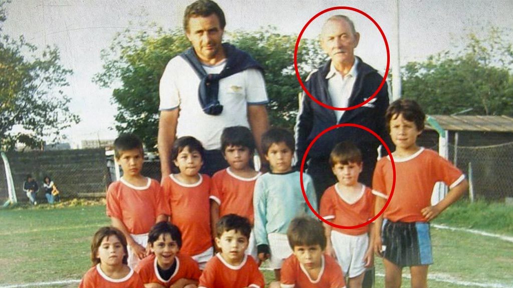 Lionel Messi; Salvador Aparicio, el DT que debutó como 'bulto' a la Pulga