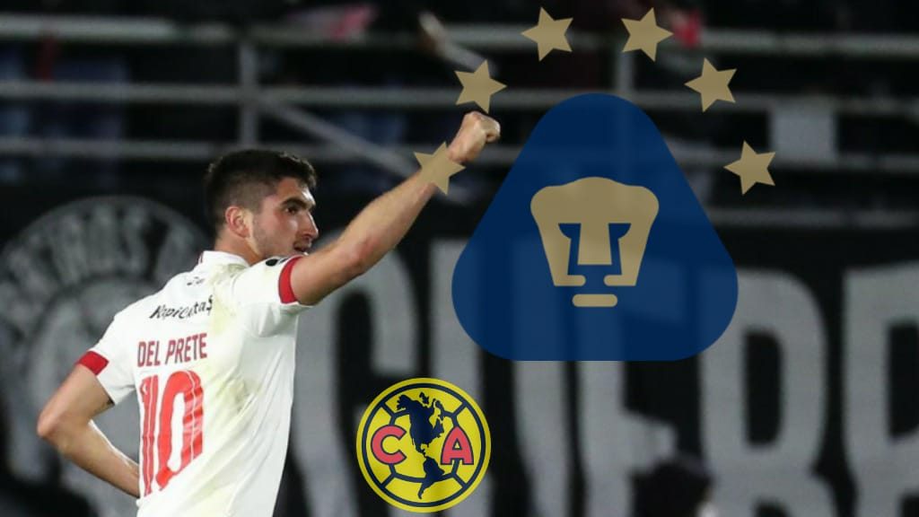 Pumas le ganaría el refuerzo al América: el delantero Gustavo del Prete