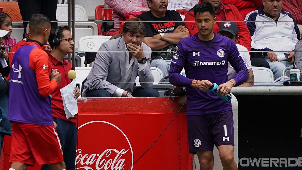 Alfredo Talavera y Hernán Cristante durante su etapa juntos en los Diablos Rojos de Toluca