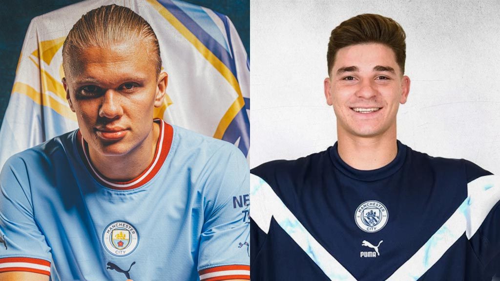 Manchester City: Julián Álvarez y Erling Haaland, la nueva dupla