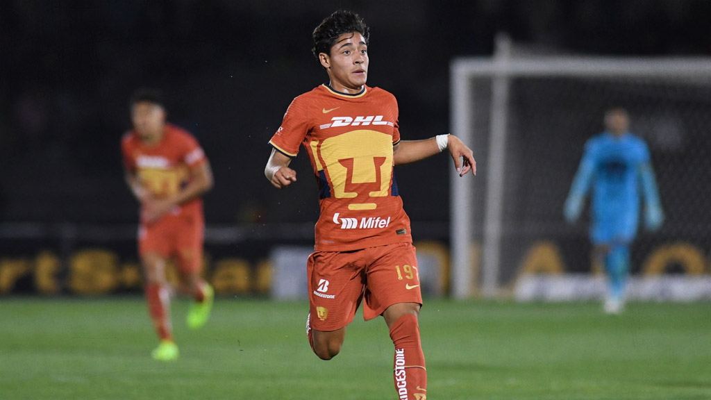 Miguel Ángel Carreón, uno de los futbolistas que Pumas UNAM ha debutado Andrés Lillini