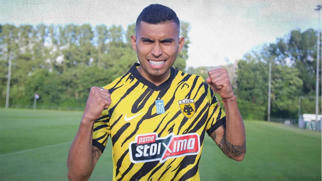 Orbelín Pineda llega al AEK de Atenas como el más valioso de la plantilla