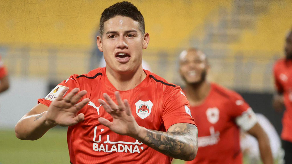 James Rodríguez quiere salir del Al-Rayyan de Qatar en el mercado de pases