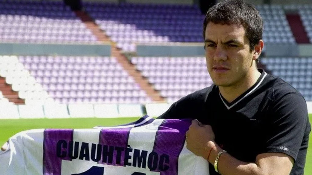 Cuauhtémoc Blanco y su fugaz paso por el Real Valladolid