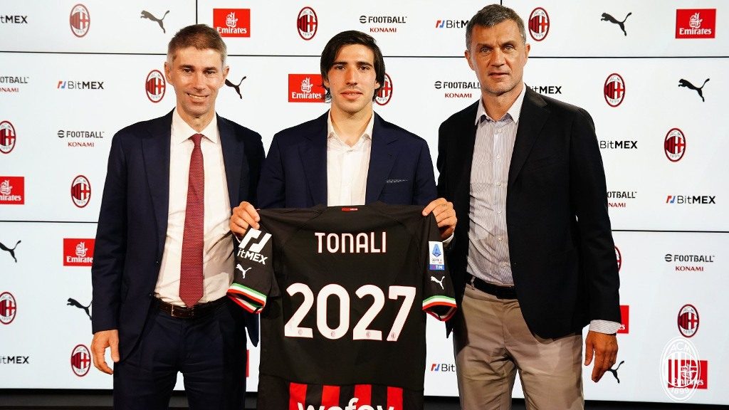 AC Milán: Renovar a Sandro Tonali fue prioridad, así su nuevo contrato